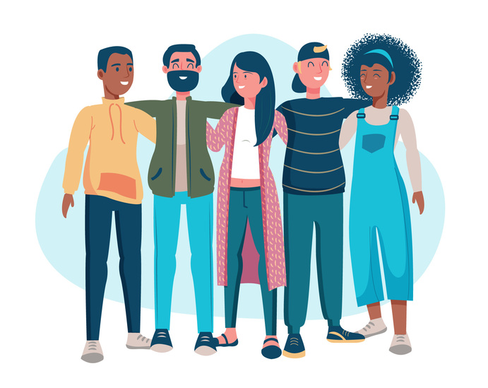 amigos y relaciones sociales